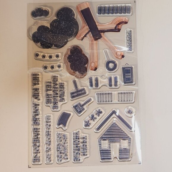 Stampin' Up! 'Treehouse Adventure' 24 piece clear stamp set. - Picture 2 of 2